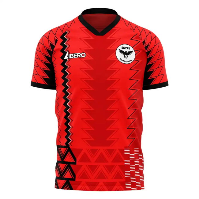 Egypt 2025-2026 AFCON Concept Football Kit (Libero) (M SALAH 10)-SoccerKits Hub | Buy Soccer Jerseys Online
